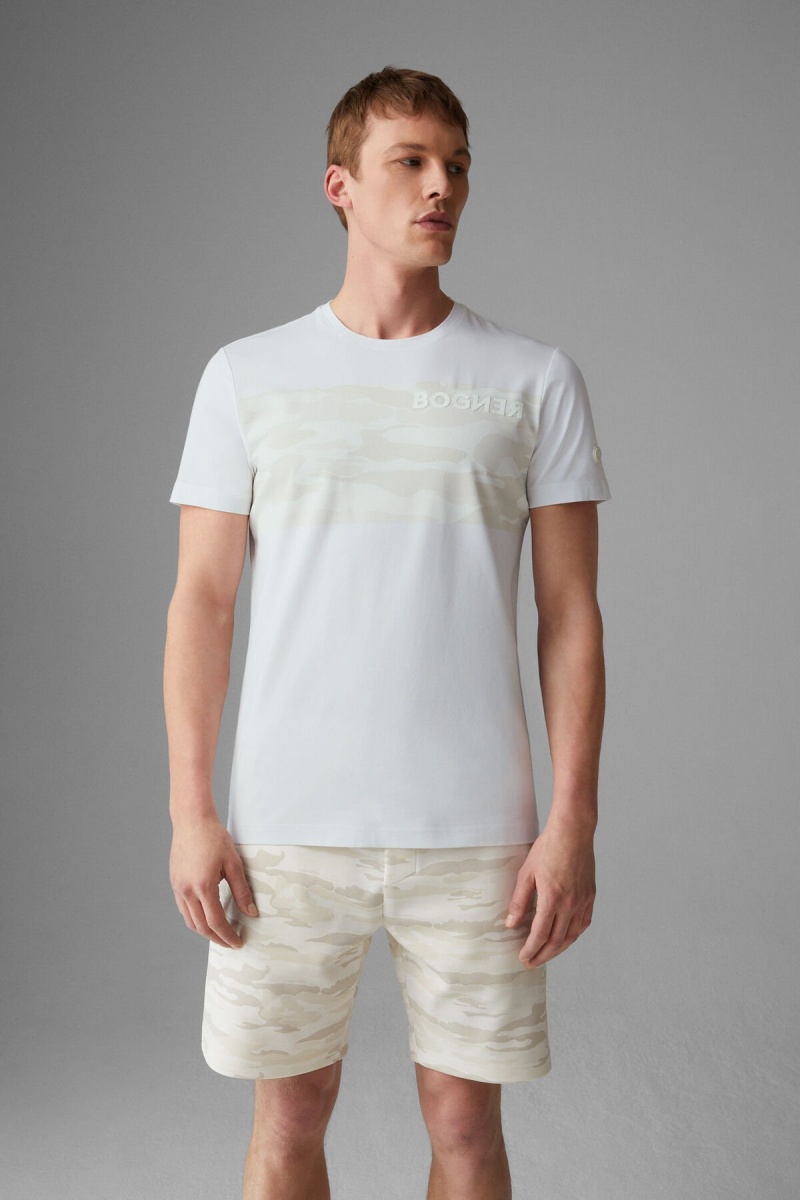 BOGNER Sport Karl T-shirt Weiß | NY6145289