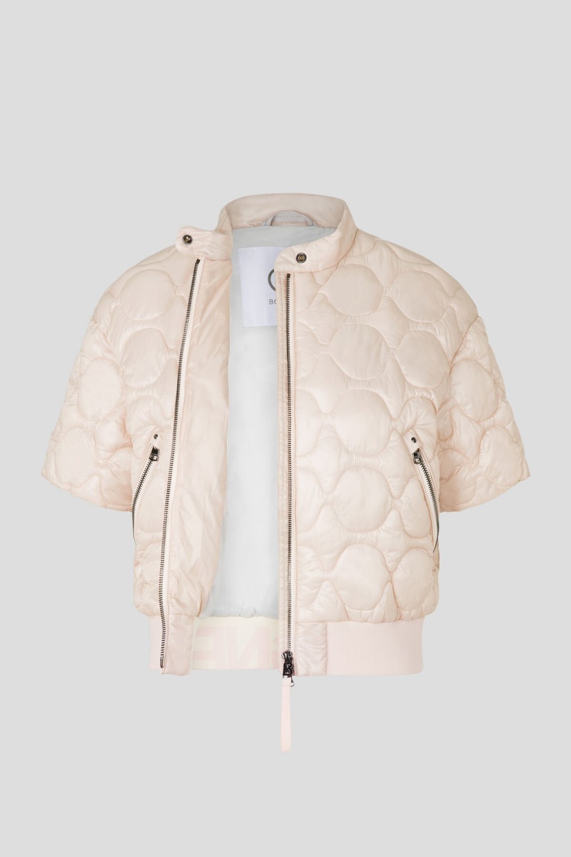 BOGNER Sport Laia Kurzes-sleeve Gesteppt Jacket Rosa | UH3158602