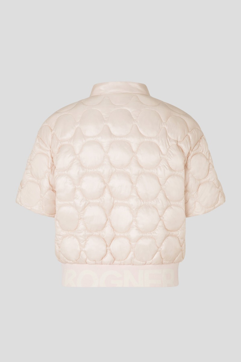 BOGNER Sport Laia Kurzes-sleeve Gesteppt Jacket Rosa | UH3158602