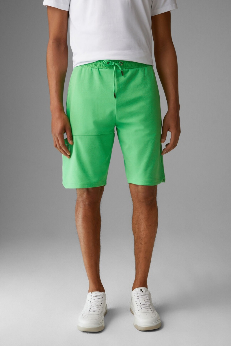 BOGNER Sport Linos Sweat Shorts Grün | KX2436815