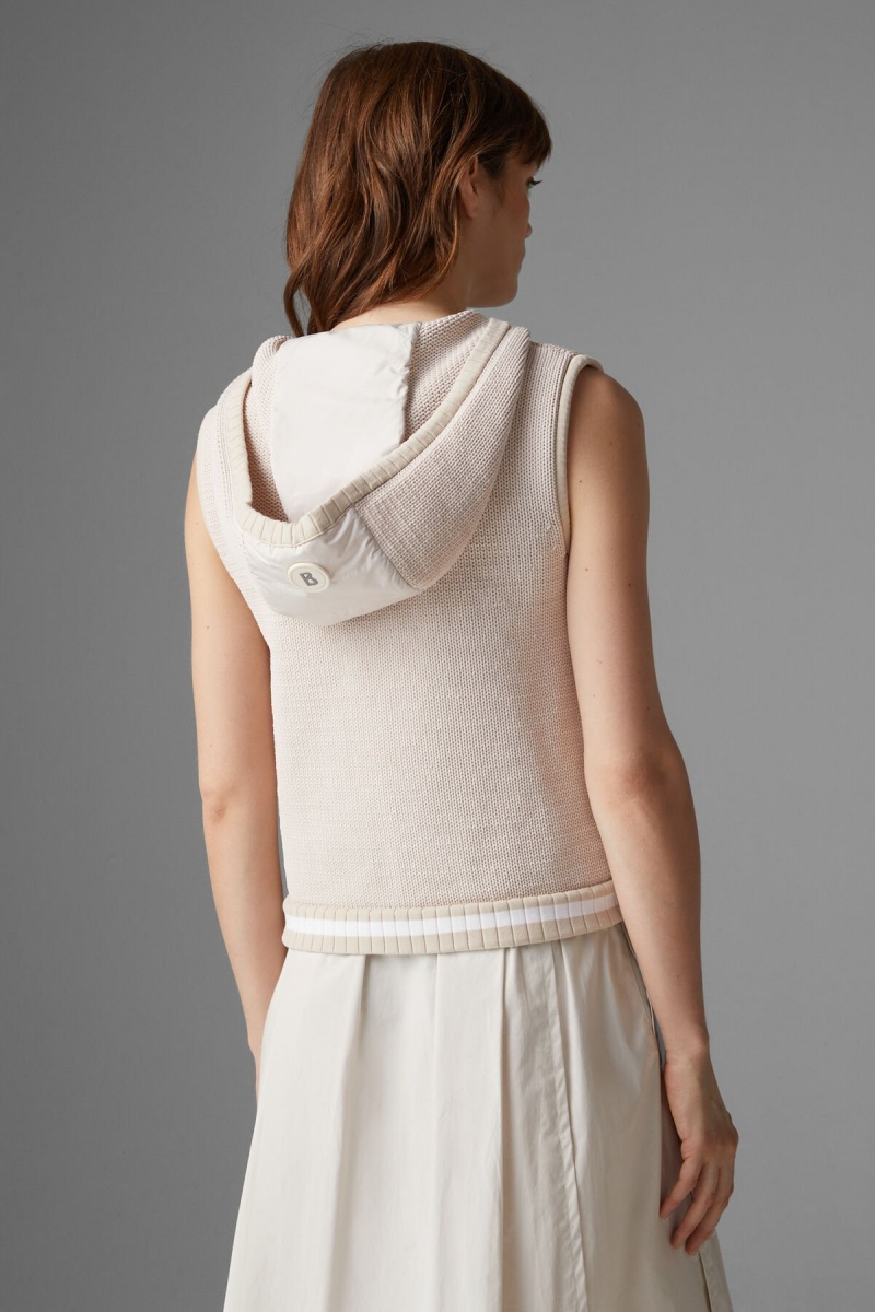 BOGNER Sport Maxima Gestrickt Waistcoat Sand | IF8403761