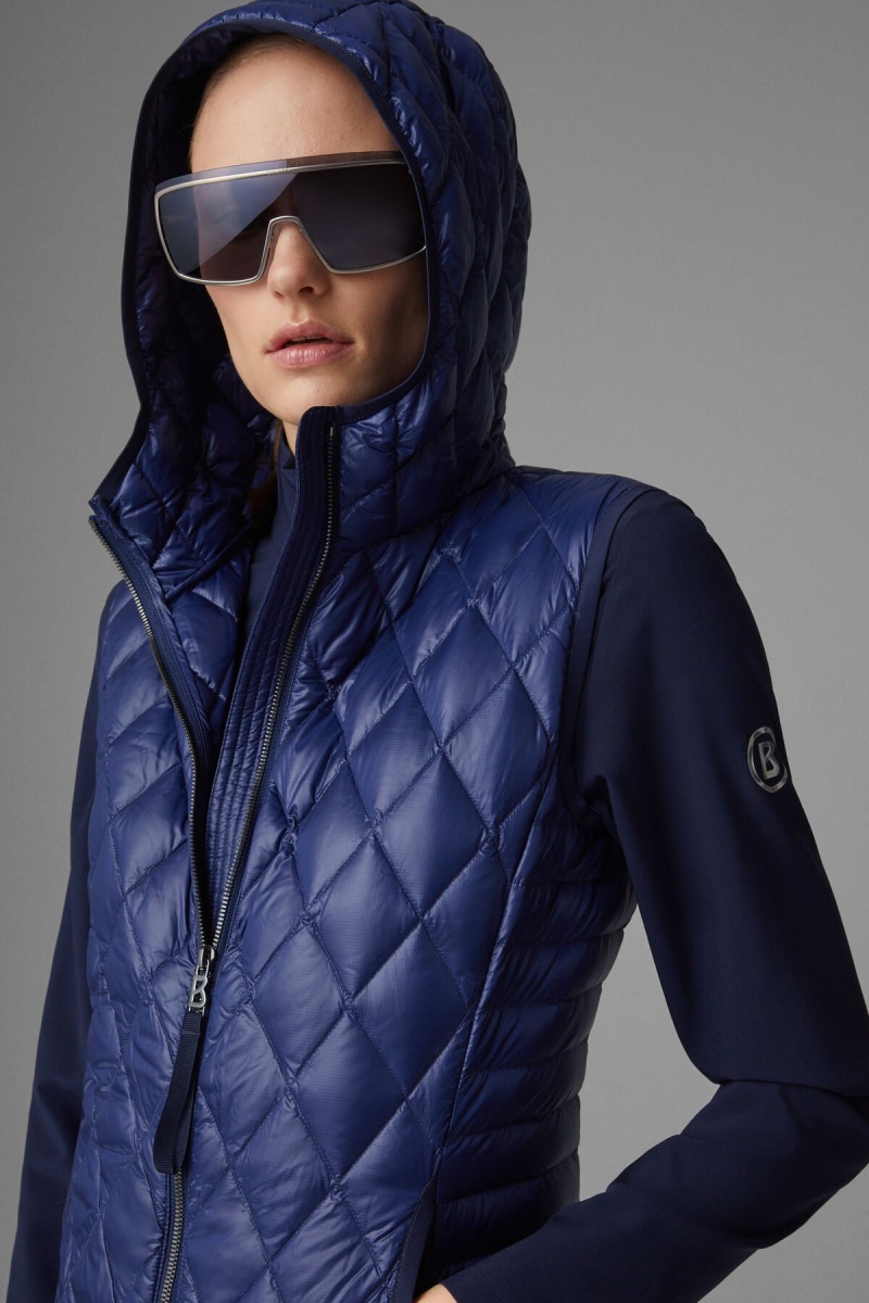 BOGNER Sport Pippa Down Waistcoat Dunkelblau | QN6573240