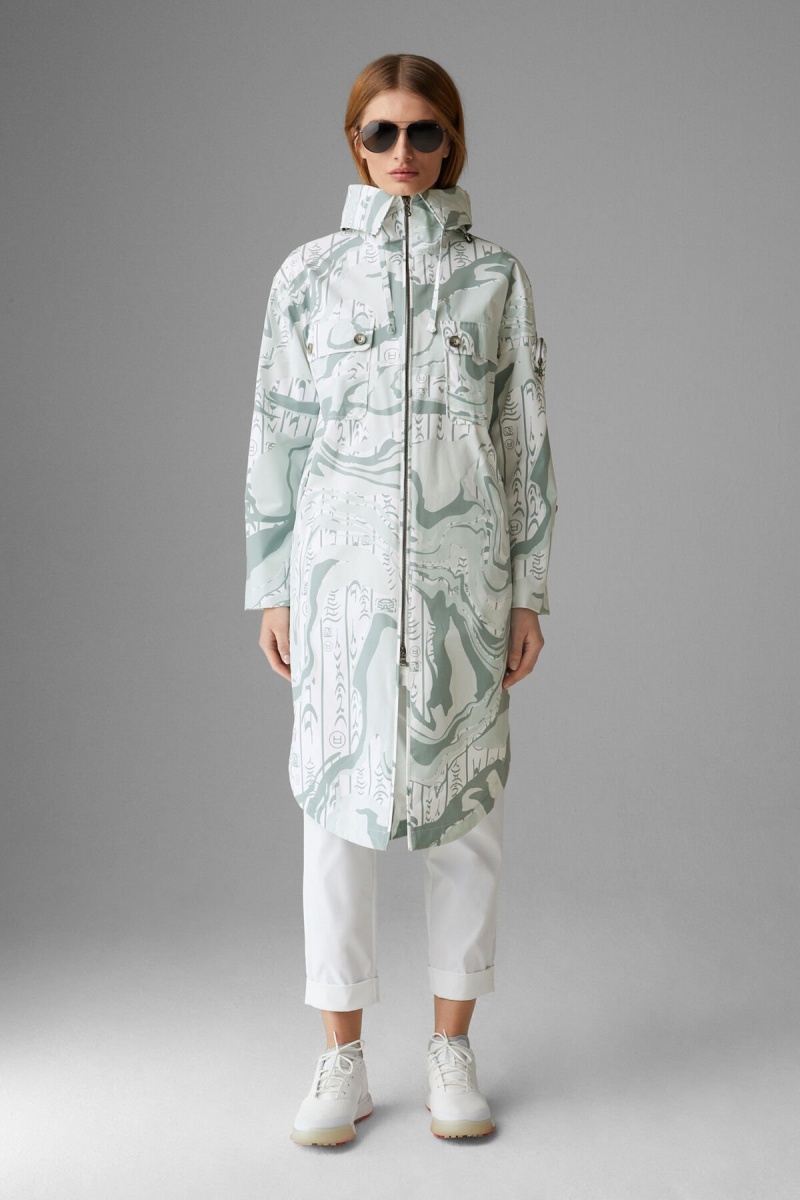 BOGNER Sport Zuma Coat Grün Weiß | RA6105823
