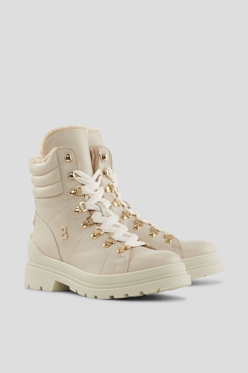 BOGNER St.Moritz Ankle Boots With Spikes Sand | LQ4150839