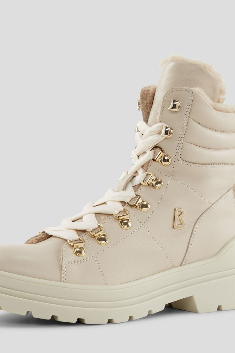 BOGNER St.Moritz Ankle Boots With Spikes Sand | LQ4150839
