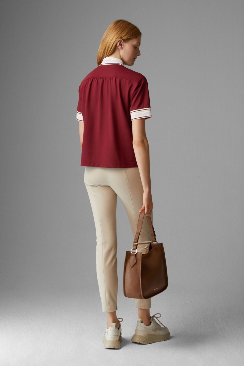 BOGNER Tala Polo Shirt Bordeaux | WM6159237