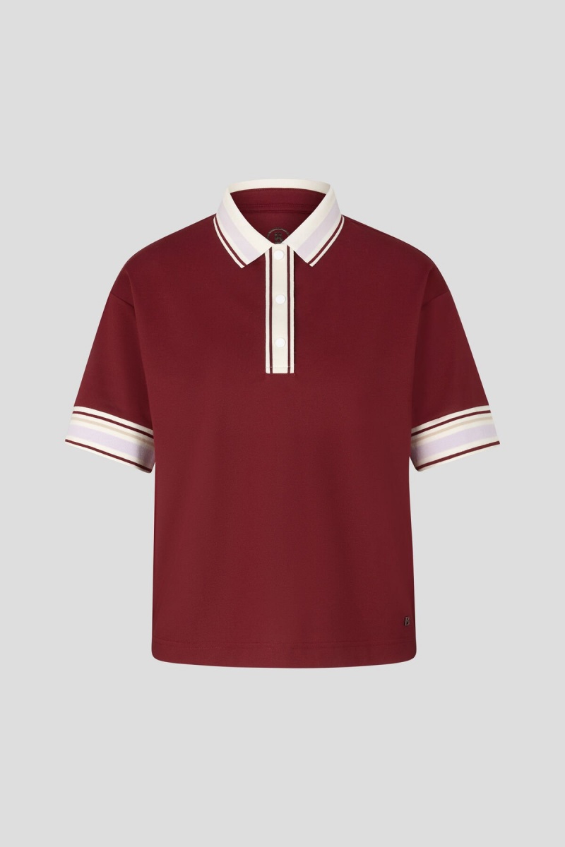 BOGNER Tala Polo Shirt Bordeaux | WM6159237