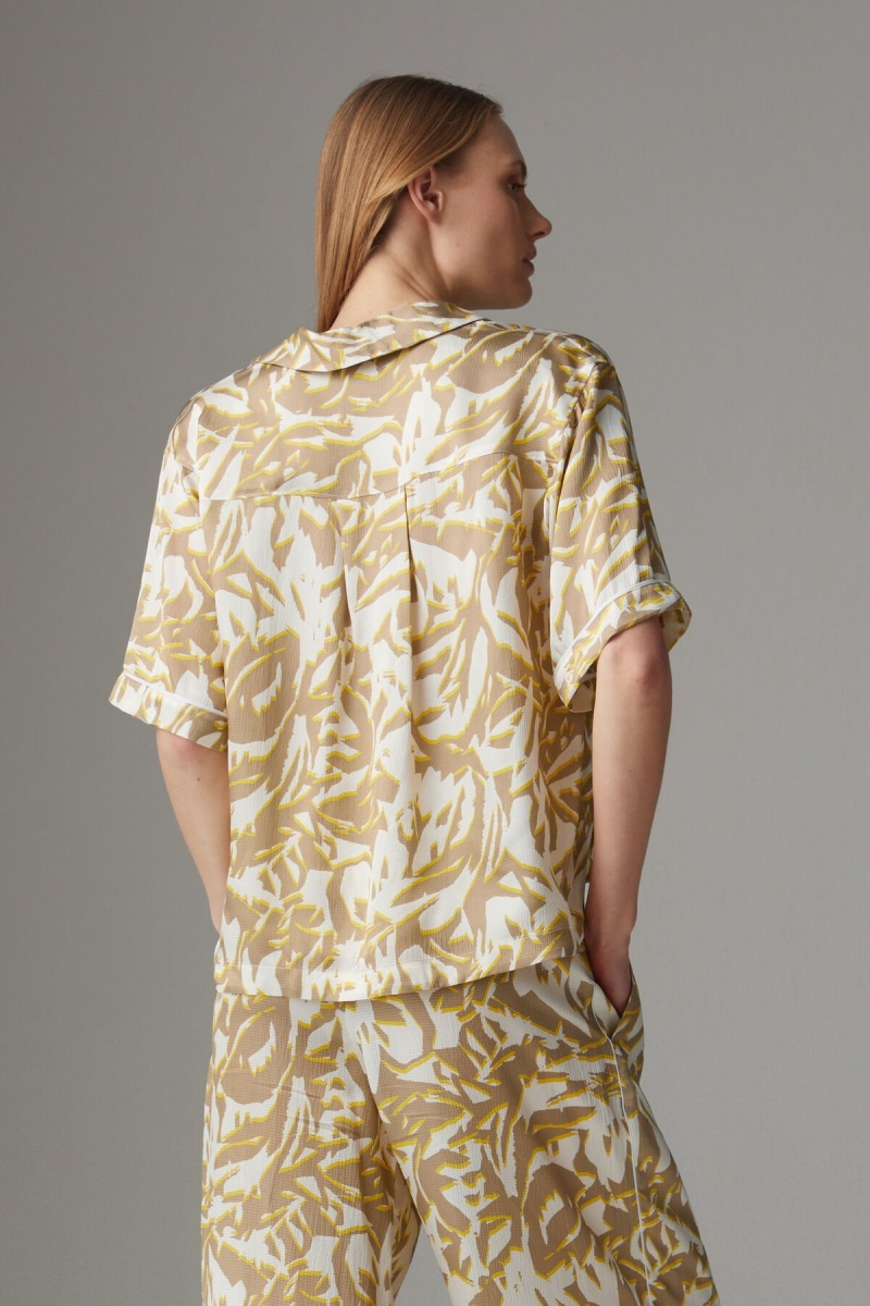 BOGNER Talvi Blouse Beige Gelb | GR7530894