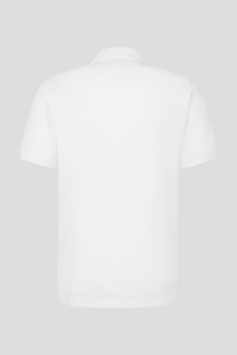 BOGNER Timo Piqué Polo Shirt Weiß | BK3908721
