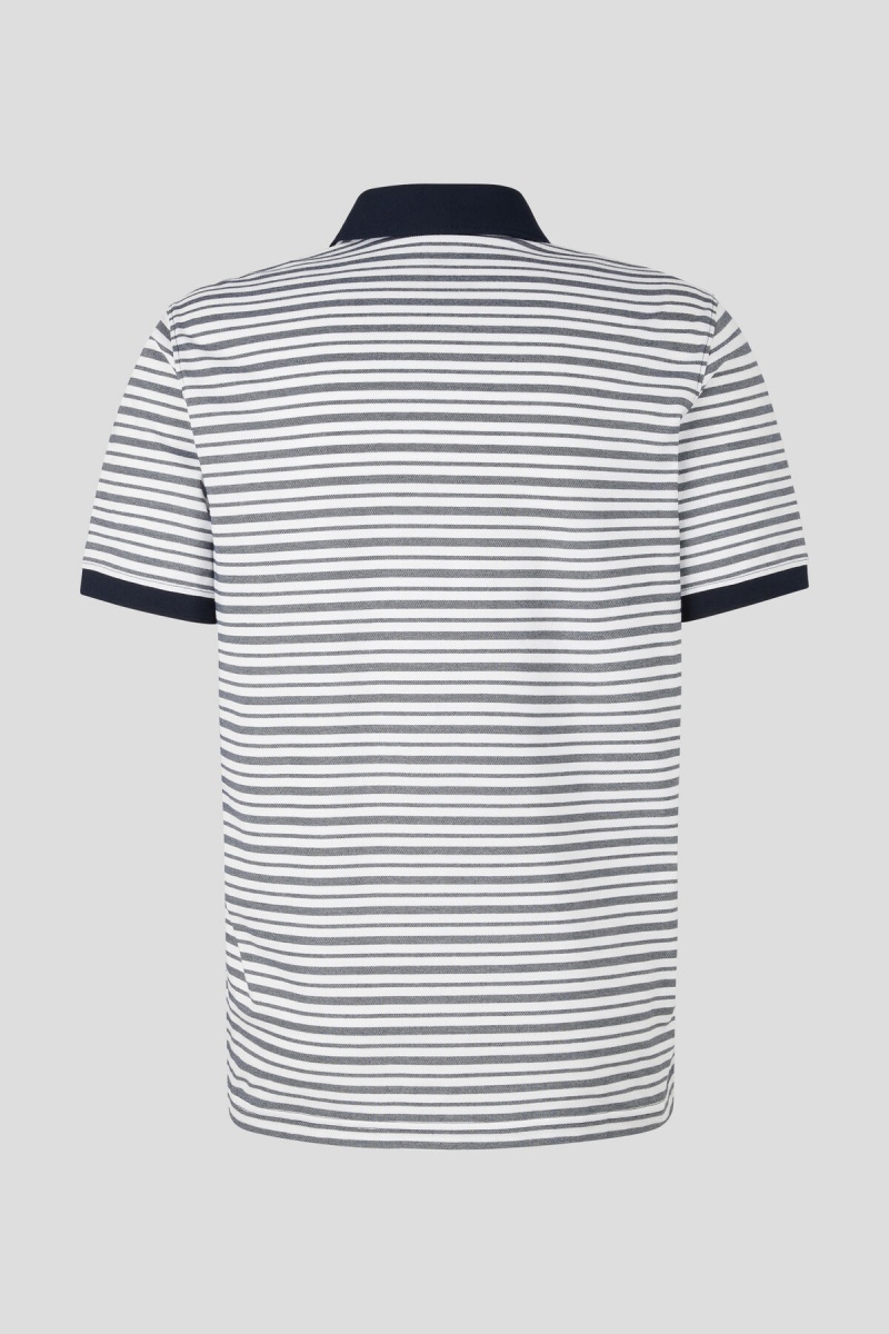 BOGNER Timo Polo Shirt Navy Blau Weiß | NV0681759