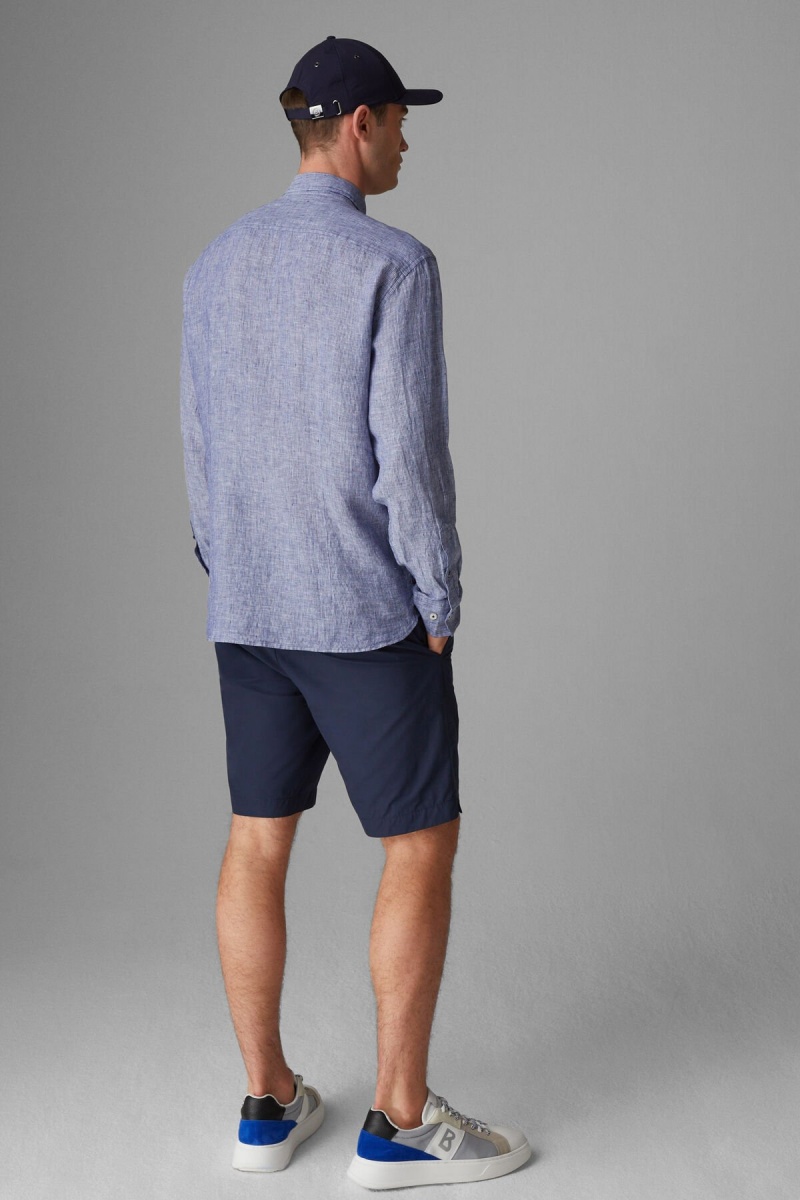 BOGNER Timt Linen Shirt Blau | OG3756049