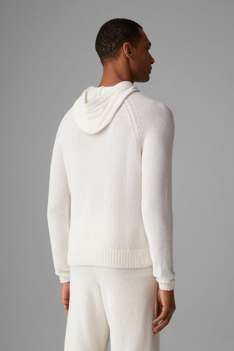 BOGNER Tom Gestrickt Hoodie Off-white | MV3670418