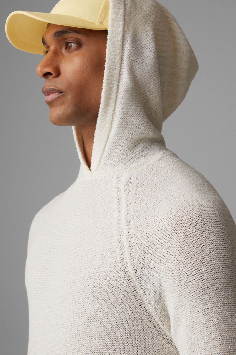 BOGNER Tom Gestrickt Hoodie Off-white | MV3670418