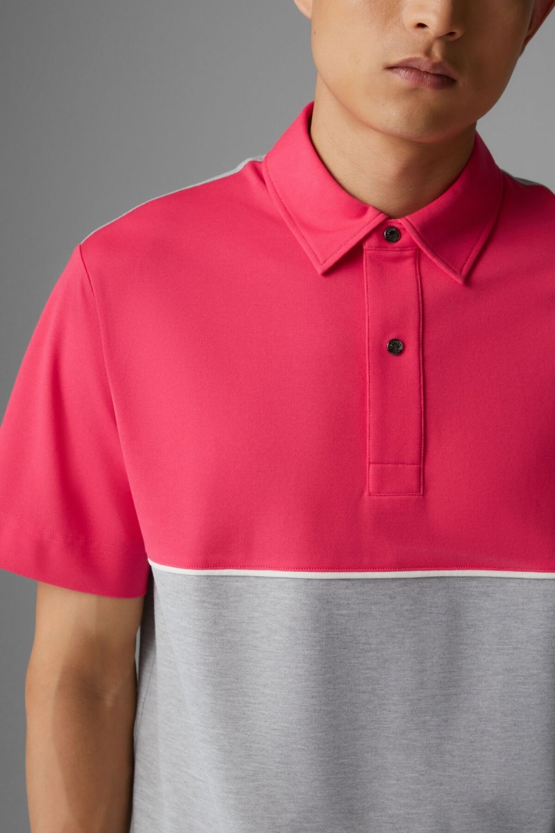 BOGNER Tristan Polo Shirt Rosa Hell | QR5612798