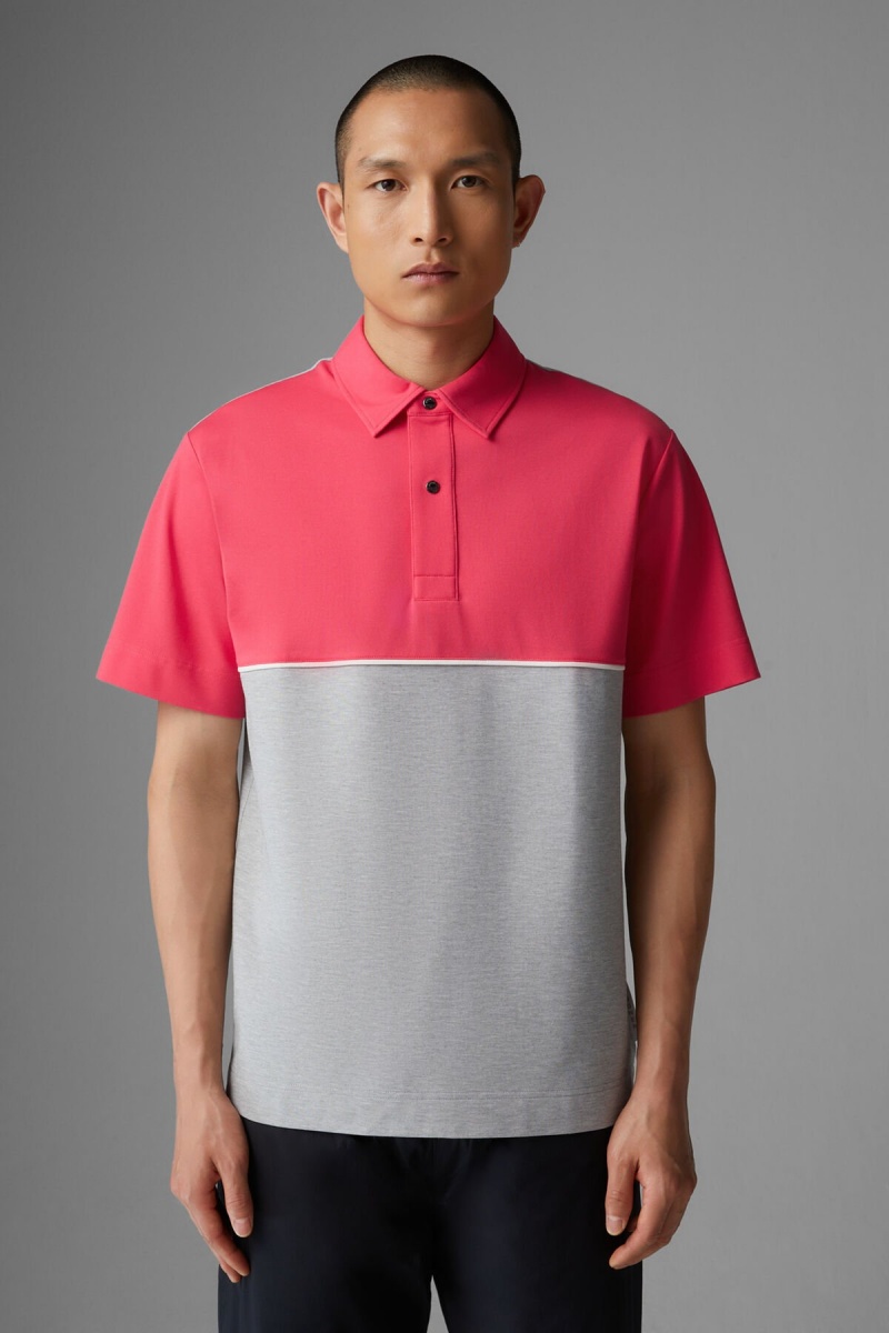 BOGNER Tristan Polo Shirt Rosa Hell | QR5612798