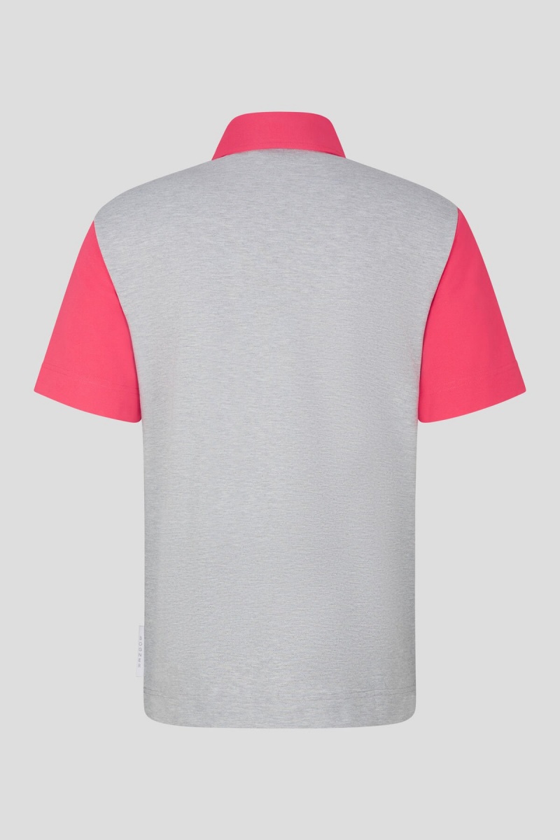 BOGNER Tristan Polo Shirt Rosa Hell | XC5729160