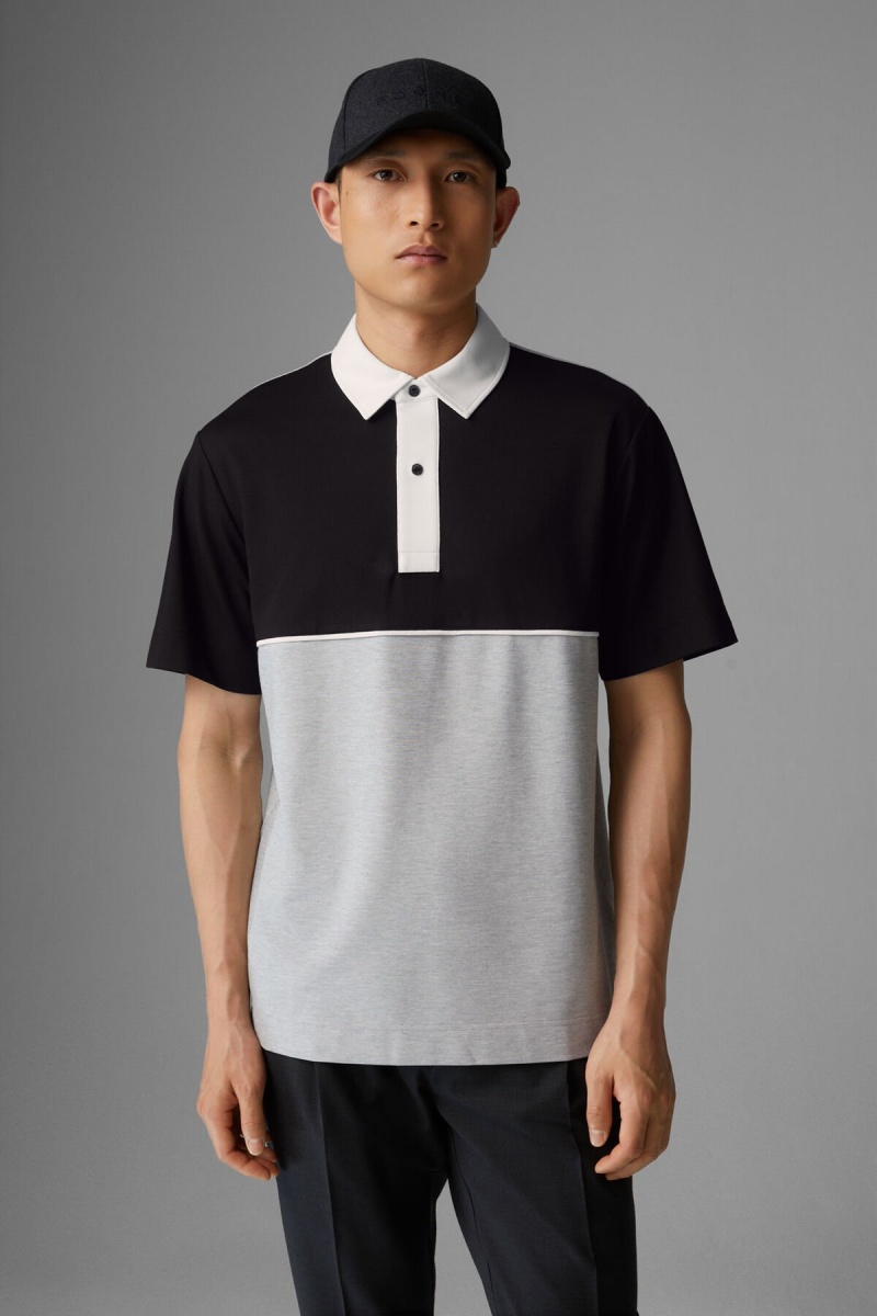 BOGNER Tristan Polo Shirt Schwarz Hell | PZ6893521
