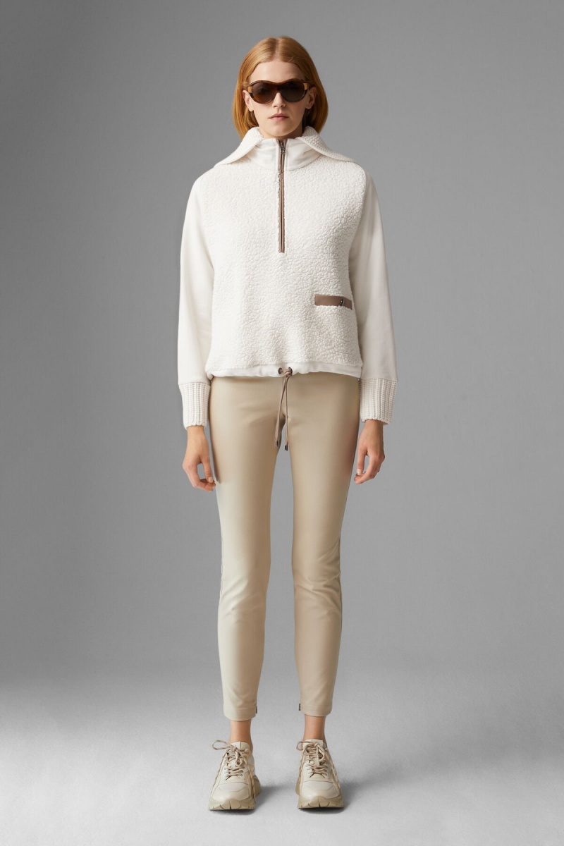 BOGNER Wanda Teddy Sweatshirt Off-white | BO4509786
