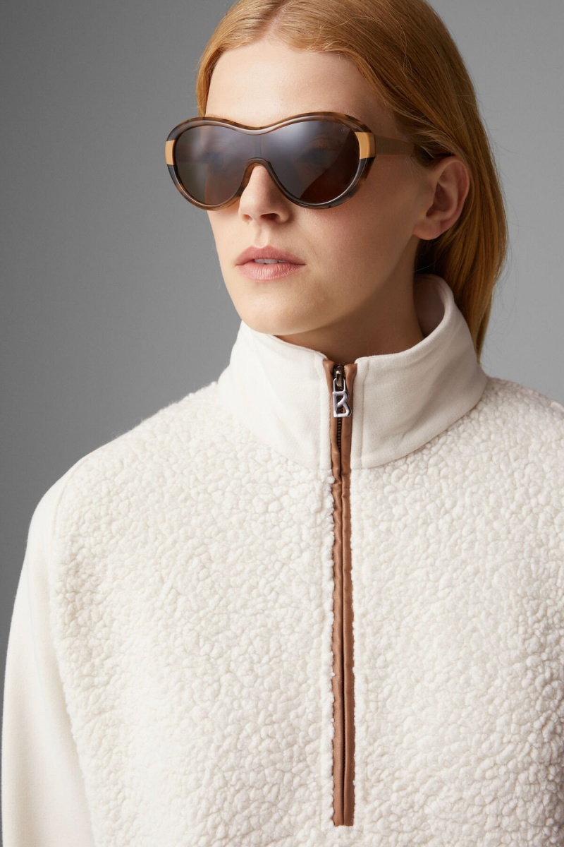 BOGNER Wanda Teddy Sweatshirt Off-white | BO4509786