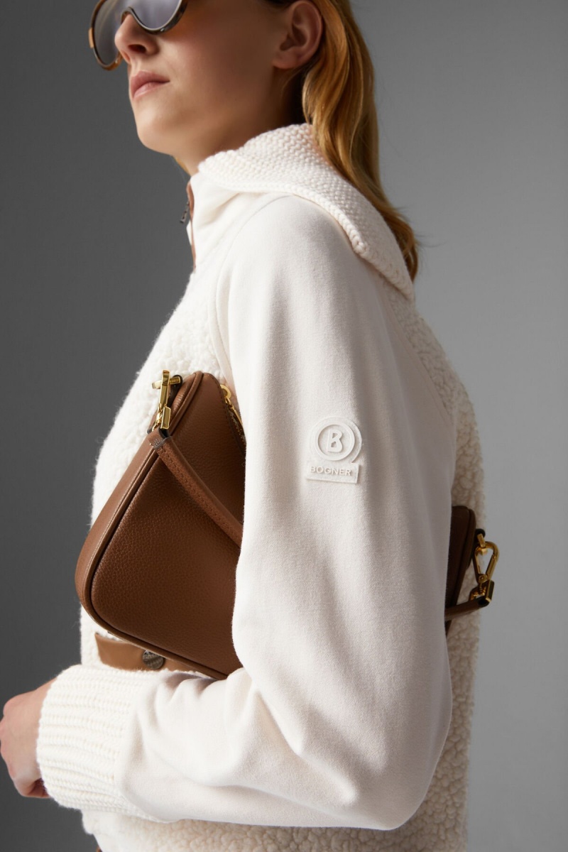 BOGNER Wanda Teddy Sweatshirt Off-white | BO4509786