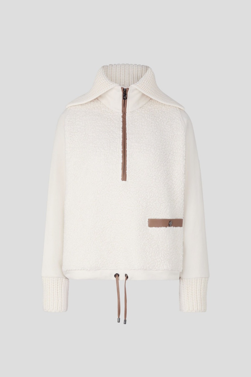 BOGNER Wanda Teddy Sweatshirt Off-white | BO4509786