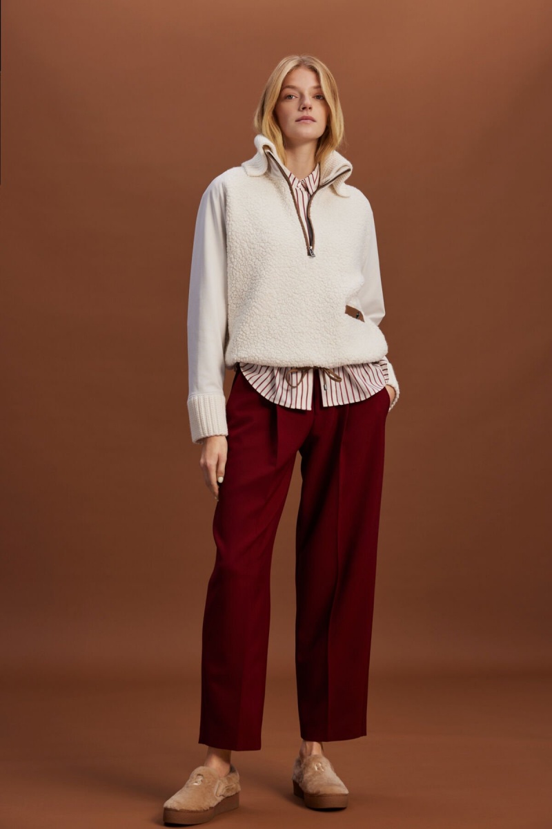 BOGNER Wanda Teddy Sweatshirt Off-white | BO4509786