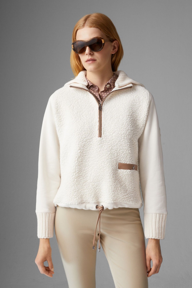 BOGNER Wanda Teddy Sweatshirt Off-white | BO4509786